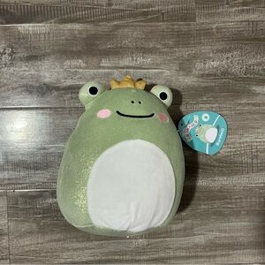 ! NEW! Retired Squishmallows Small Baratelli The Frog Glitter Squad Plush toy